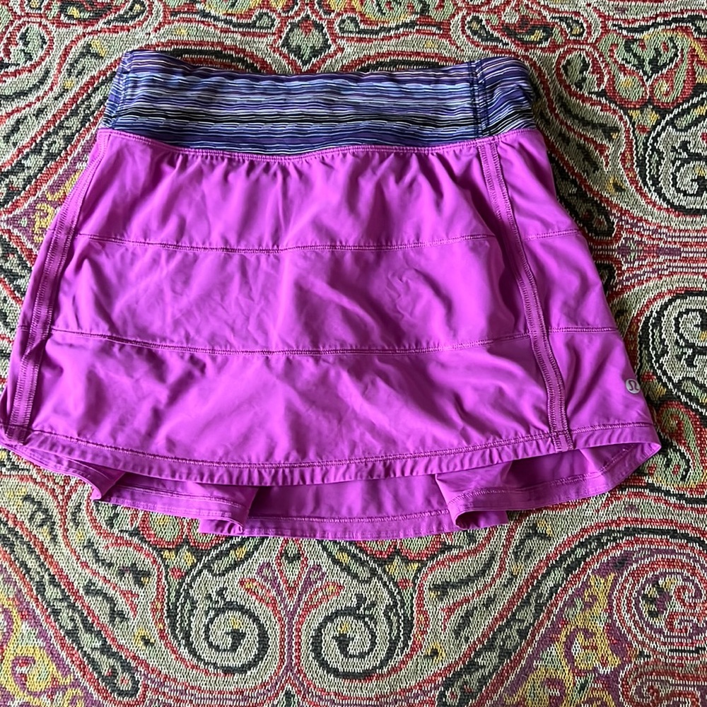 Lululemon Pace Rival Skirt size 4 tall purple